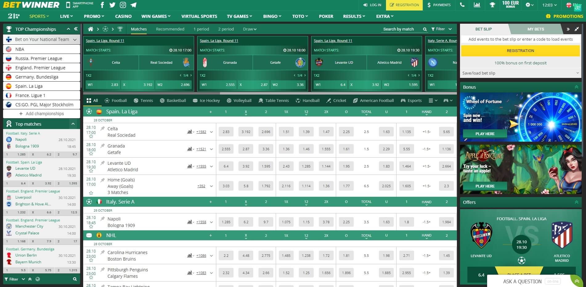 Review Betwinner BetWinner Review